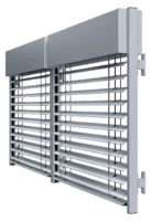 Moderne Außenjalousie aus Aluminium
